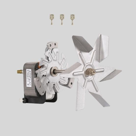 AC/DC shaded pole asynchronous induction motor and fan